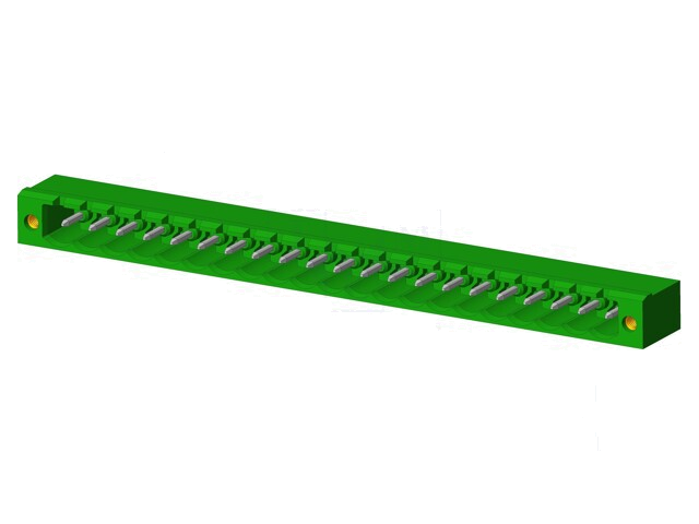 Connector: ontkoppelbare terminal strip; contact; mannelijk Connector: ontkoppelbare terminal strip; contact; mannelijk